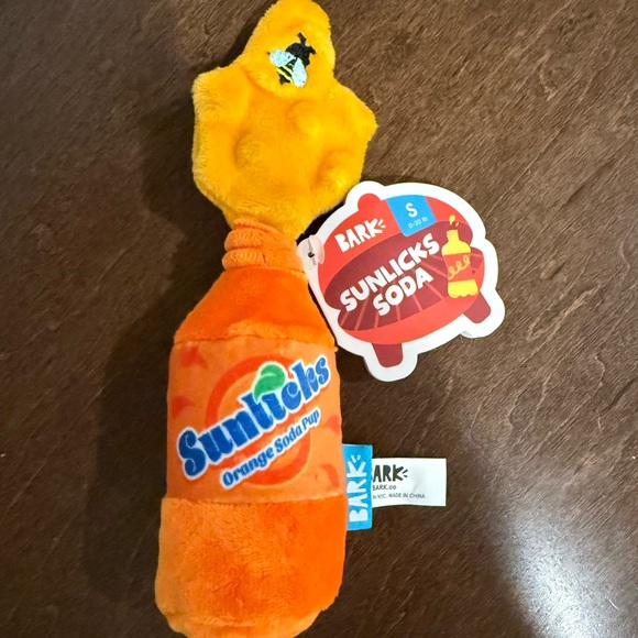 BarkBox Sunlicks Soda Plush Dog Toy – Small NWT - Picture 1 of 1